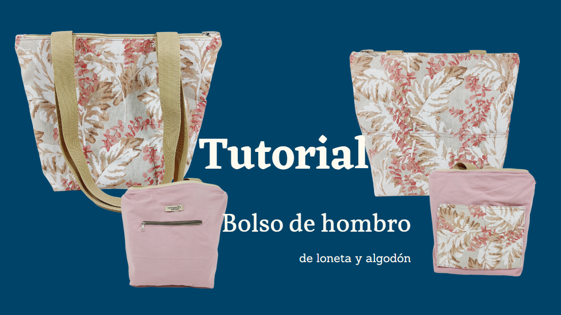 En este momento estás viendo Tutorial bolso de hombro de loneta