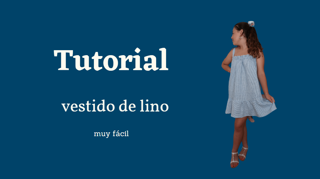 En este momento estás viendo Tutorial de vestido de lino a rayas