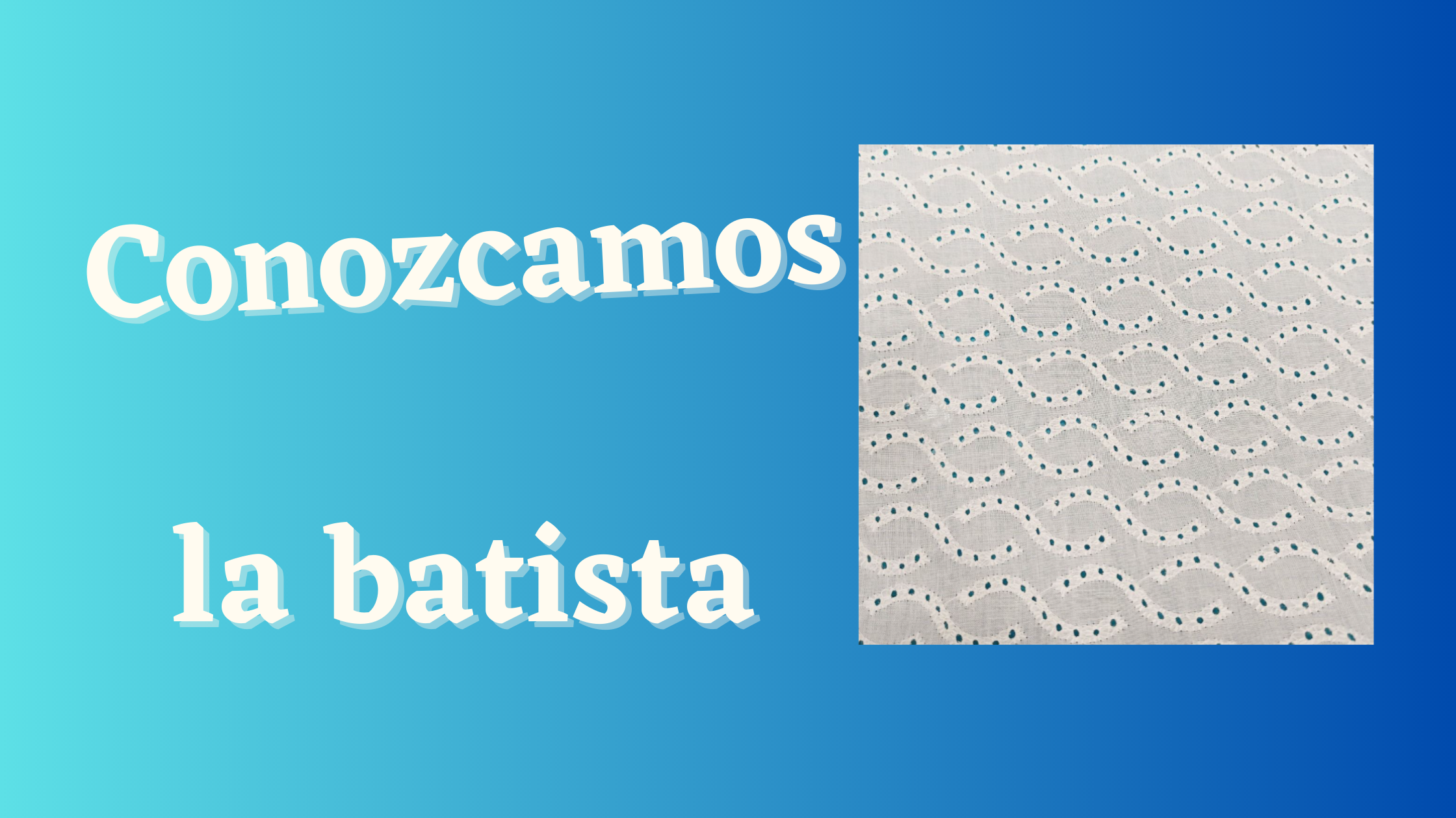 En este momento estás viendo La batista