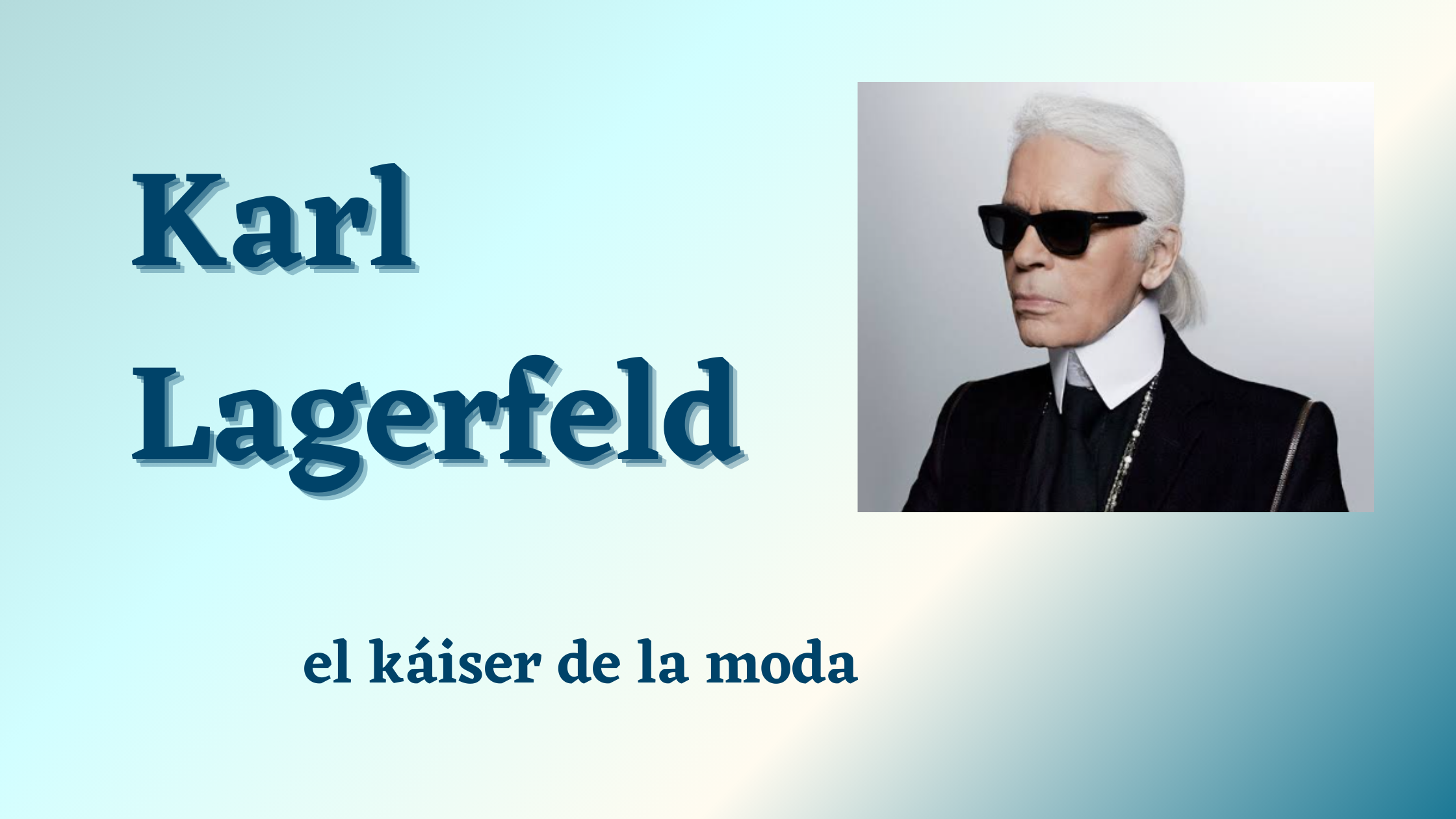 En este momento estás viendo ¡Aguja e hilo a tope! Hoy hablamos de un Kaiser de la moda: ¡Karl Lagerfeld!
