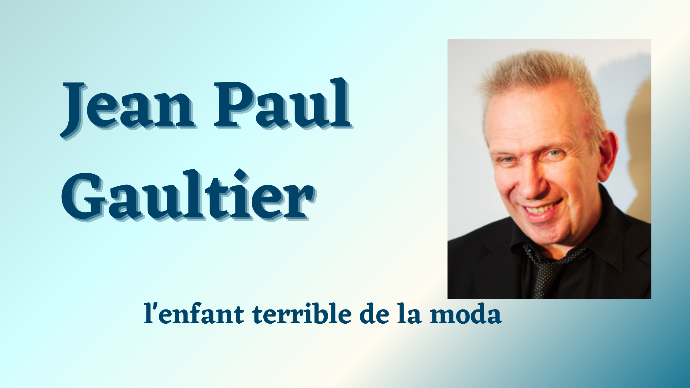 En este momento estás viendo Grandes Diseñadores: Jean Paul Gaultier, l’enfant terrible de la moda