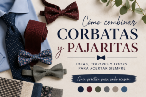 Lee más sobre el artículo Cómo combinar corbatas y pajaritas con estilo: ideas, colores y looks para acertar siempre