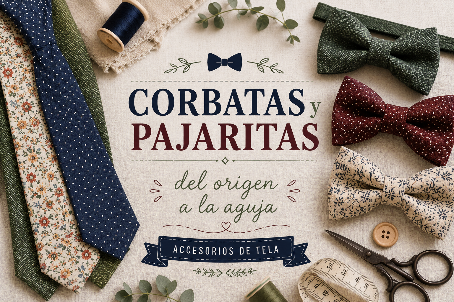 En este momento estás viendo De clásicos a tendencia: todo sobre las corbatas y pajaritas de tela