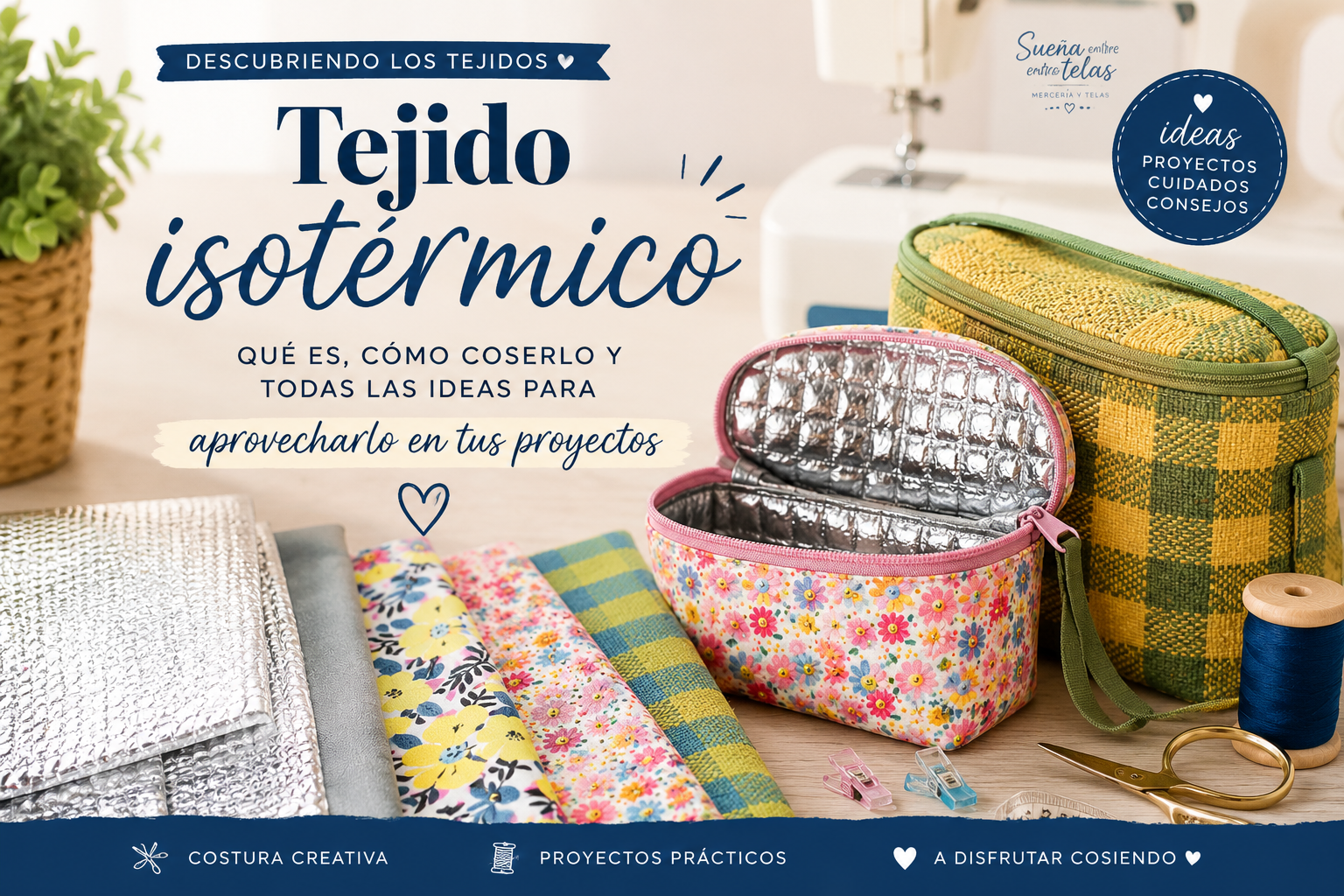 En este momento estás viendo Tejido isotérmico: qué es, cómo coserlo y todas las ideas para aprovecharlo en tus proyectos de costura