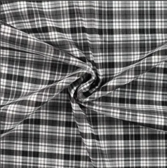 TARTAN BLANCO Y NEGRO 2